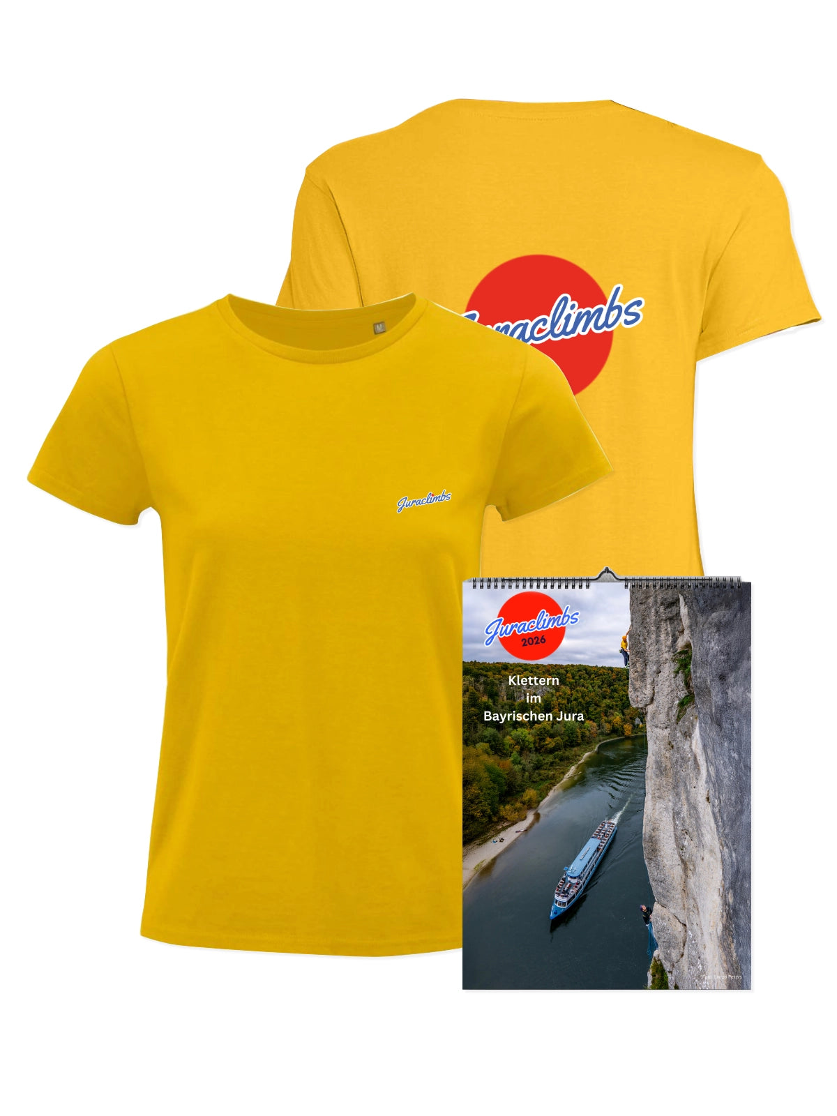 Juraclimbs Kalender 2026 + Classic Women Shirt Set