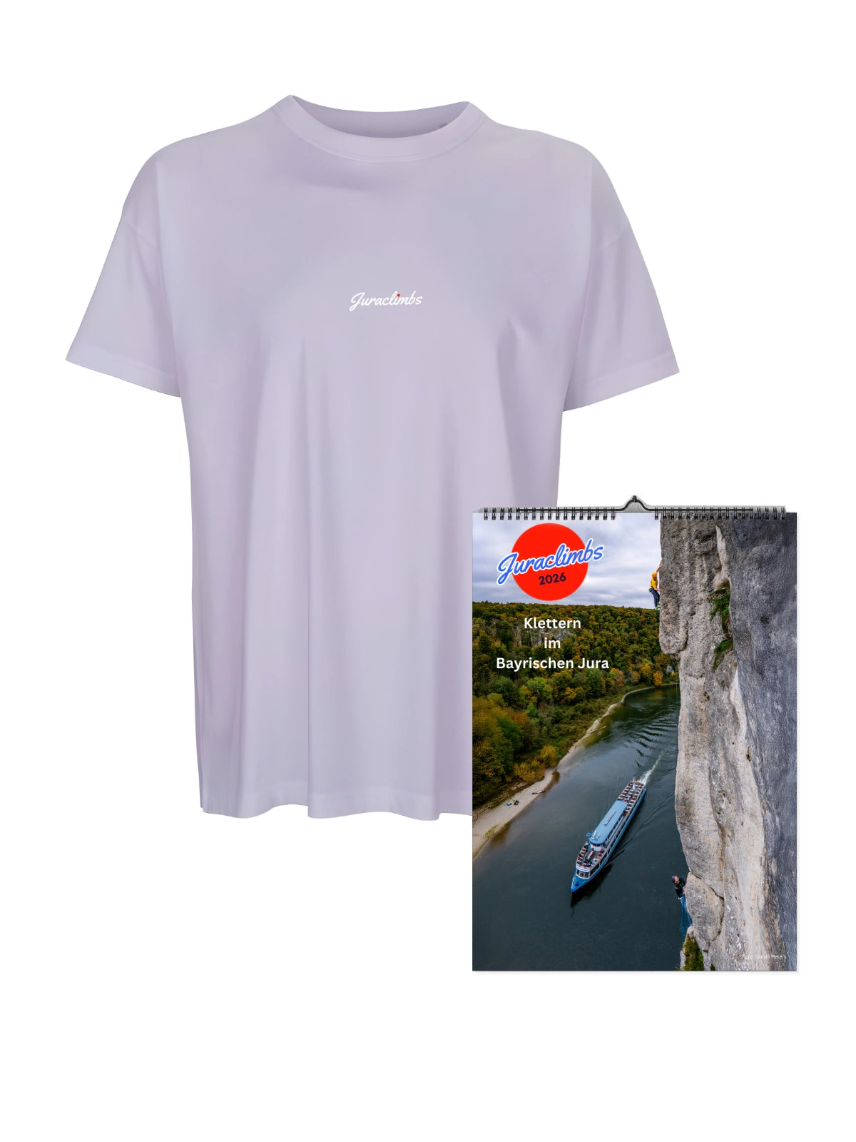 Juraclimbs Kalender 2026 + Boxy Shirt Men Set