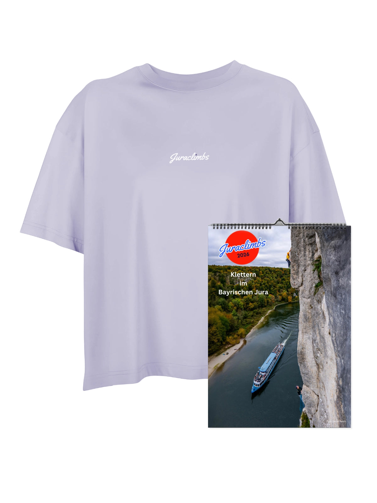 Juraclimbs Kalender 2026 + Boxy Shirt Women Set