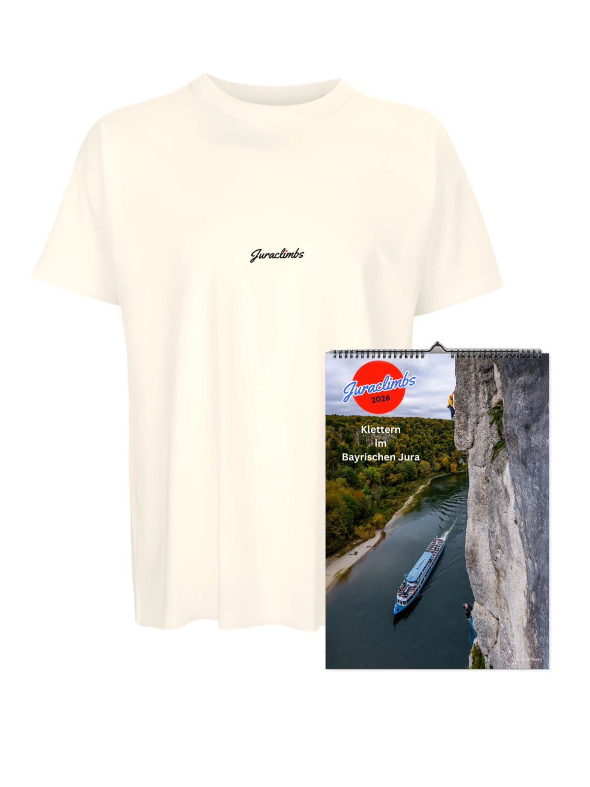 Juraclimbs Kalender 2026 + Boxy Shirt Men Set