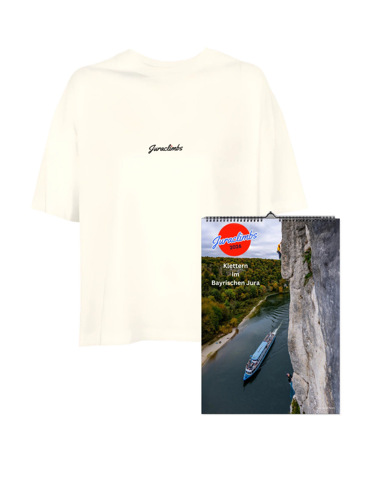 Juraclimbs Kalender 2026 + Boxy Shirt Women Set