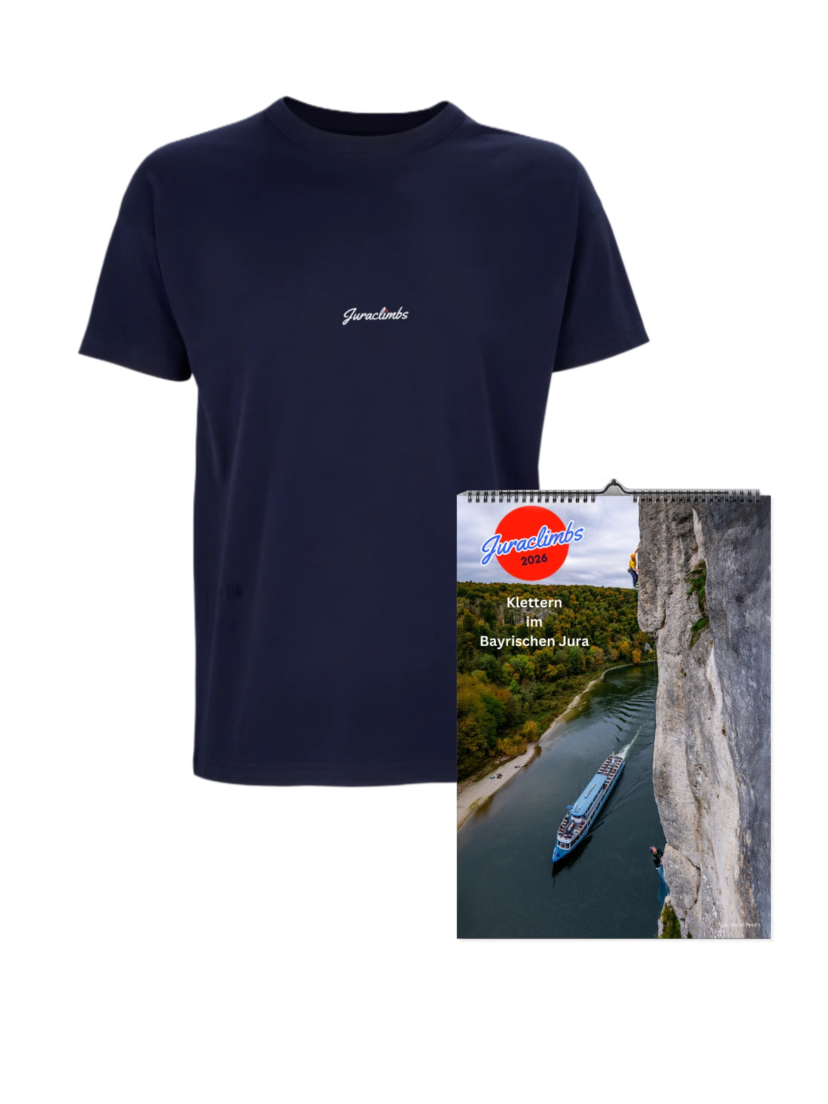 Juraclimbs Kalender 2026 + Boxy Shirt Men Set