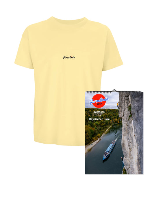 Juraclimbs Kalender 2026 + Boxy Shirt Men Set
