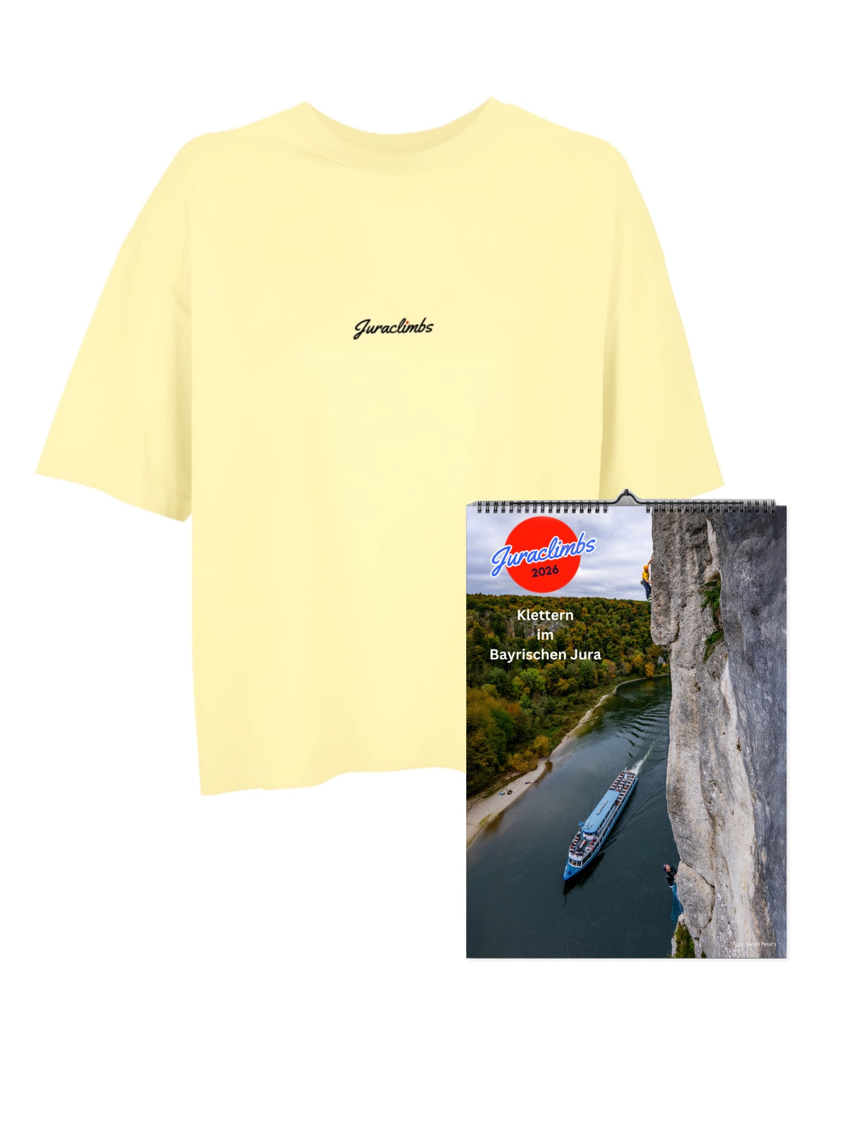 Juraclimbs Kalender 2026 + Boxy Shirt Women Set