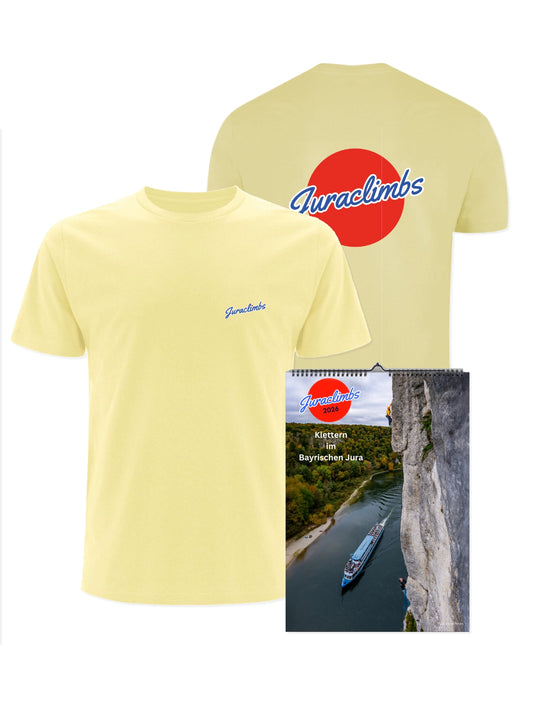 Juraclimbs Kalender 2026 + Classic Unisex Shirt Set