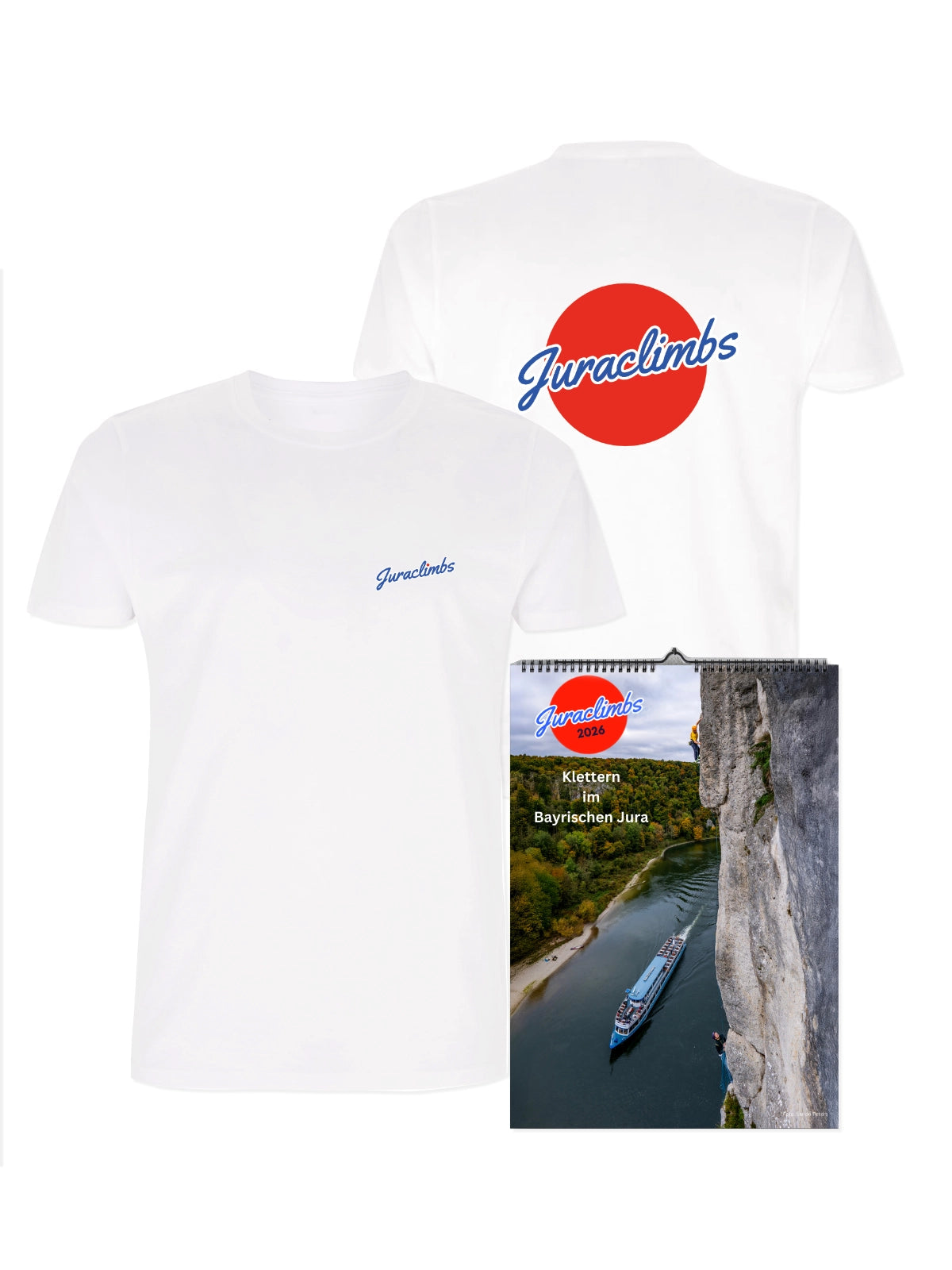 Juraclimbs Kalender 2026 + Classic Unisex Shirt Set