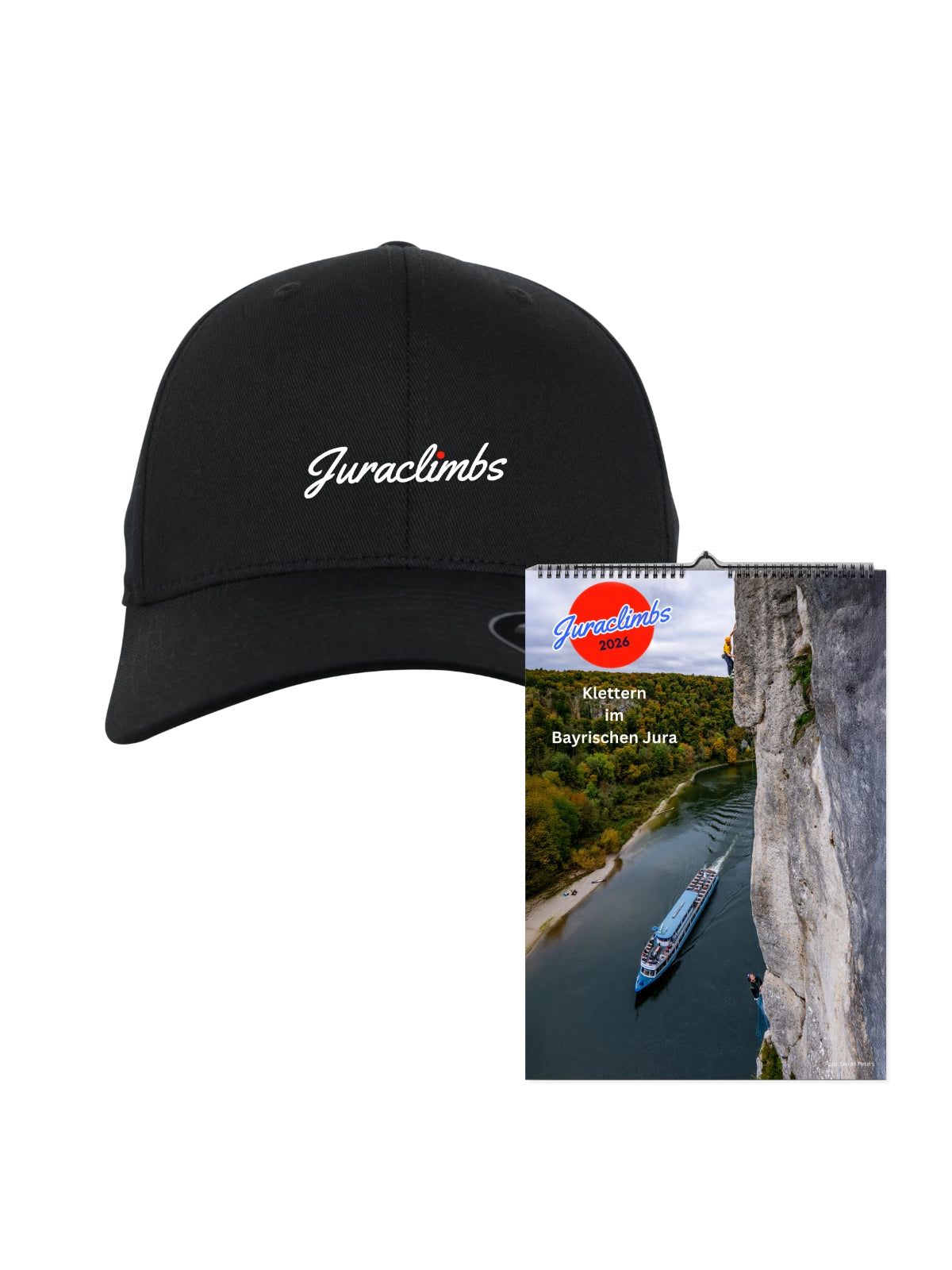 Juraclimbs Kalender 2026 + Juraclimbs Cap Set