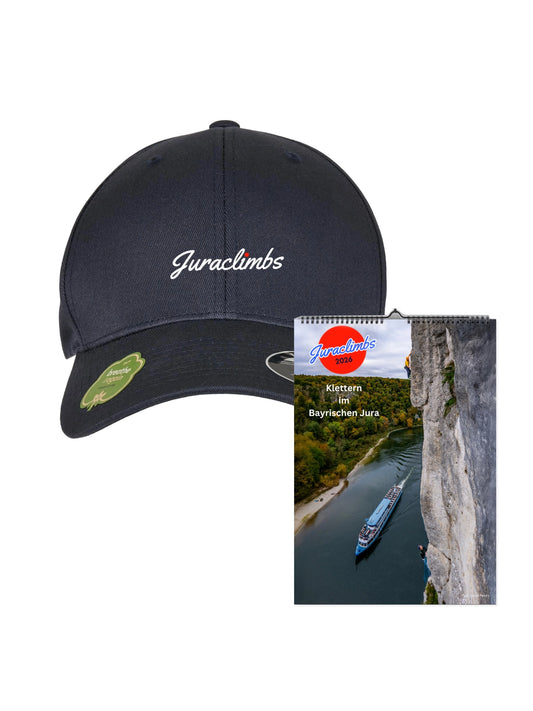 Juraclimbs Kalender 2026 + Juraclimbs Cap Set
