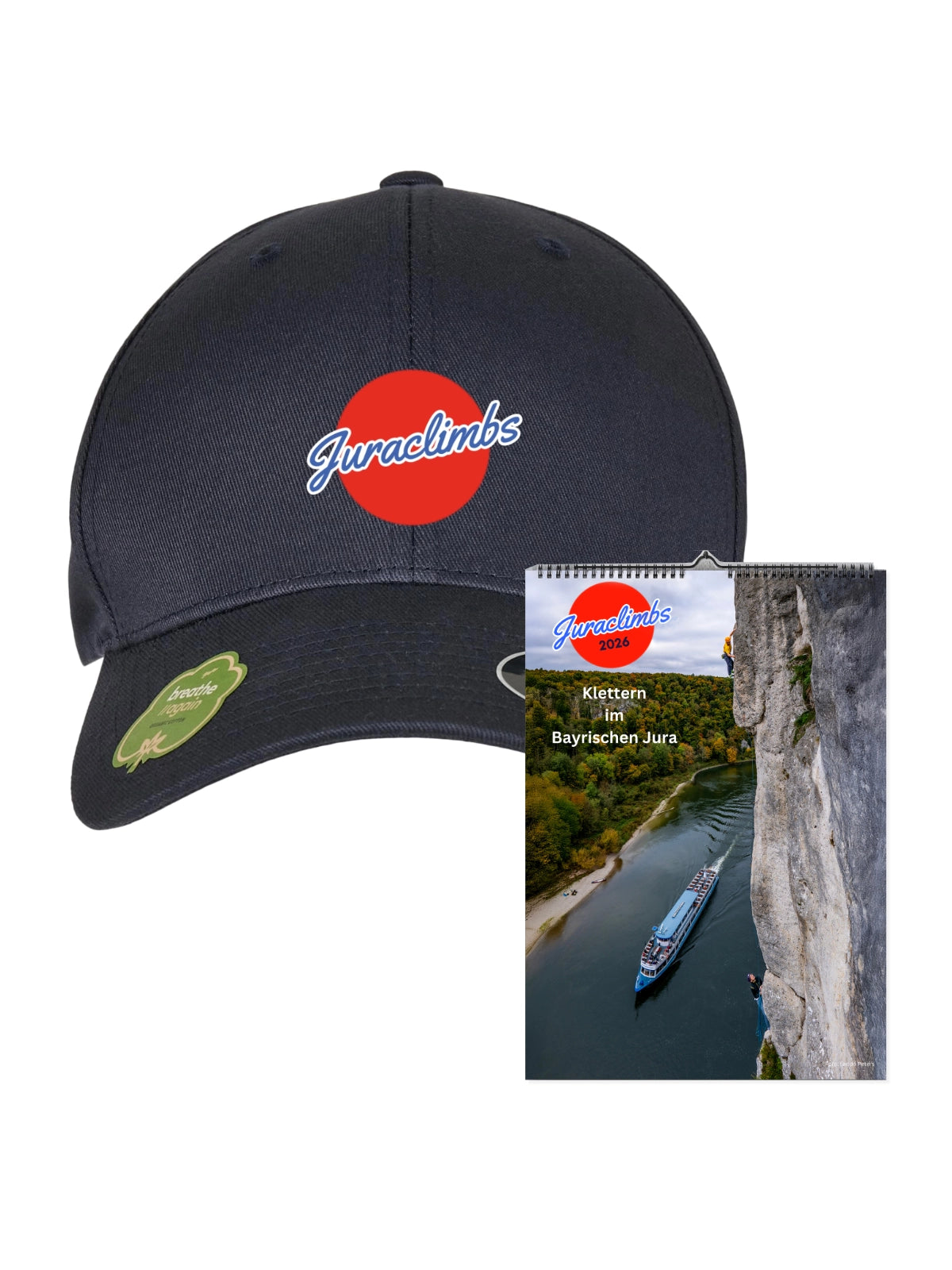 Juraclimbs Kalender 2026 + Juraclimbs Cap Set