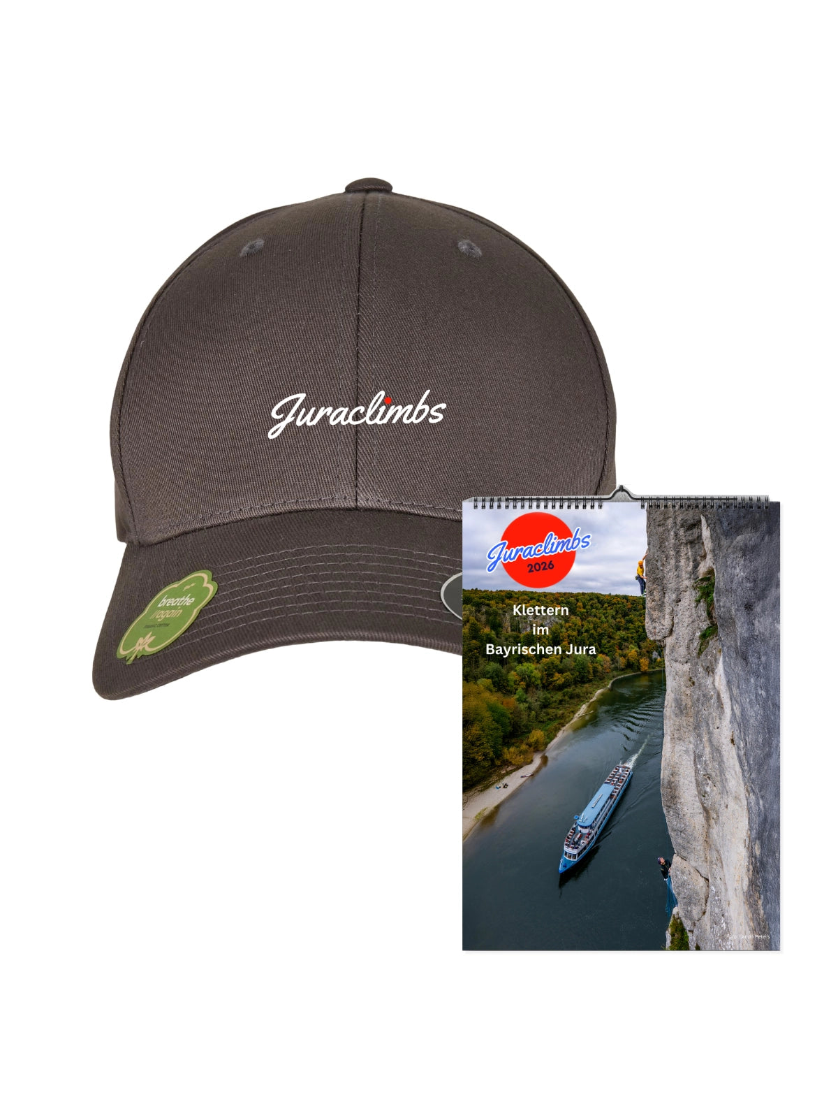 Juraclimbs Kalender 2026 + Juraclimbs Cap Set