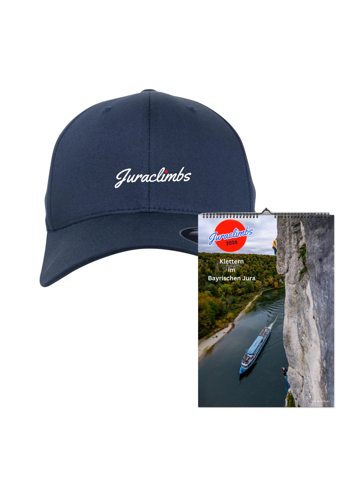 Juraclimbs Kalender 2026 + Juraclimbs Cap Set