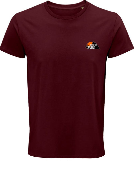 Deep in the Woods Classic T-Shirt Men Burgundy