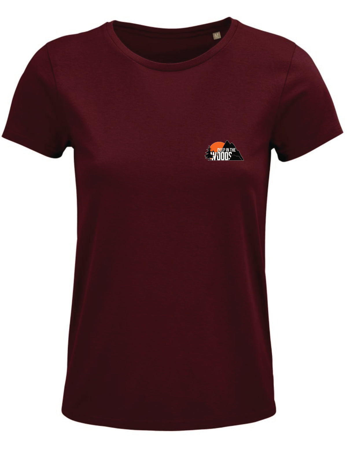 Deep in the Woods Classic T-Shirt Women Burgundy