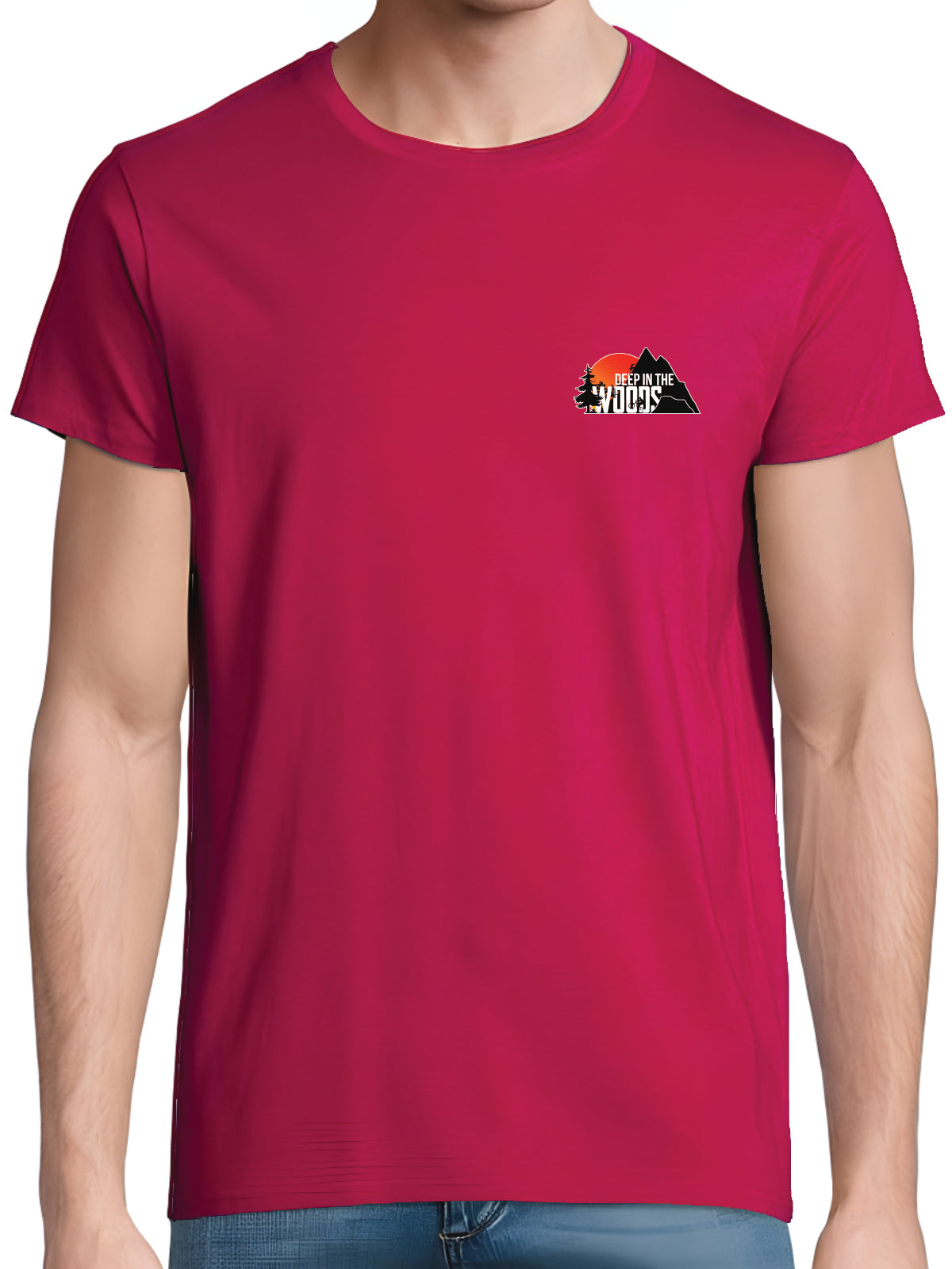 Deep in the Woods Classic T-Shirt Men Fuchsia 2025