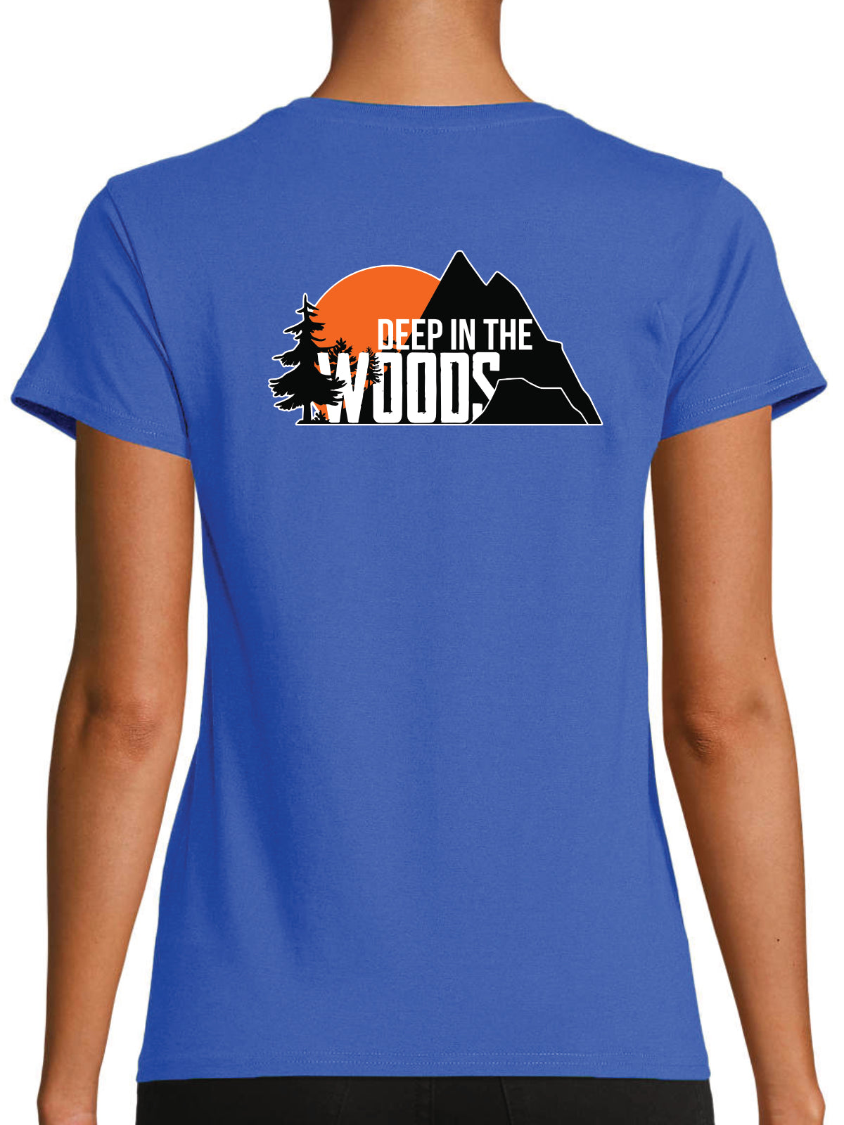 Deep in the Woods Classic T-Shirt Women Royal Blue