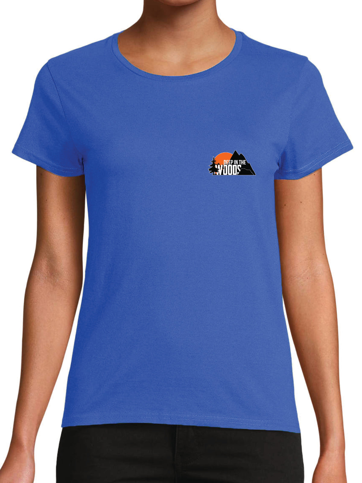 Deep in the Woods Classic T-Shirt Women Royal Blue