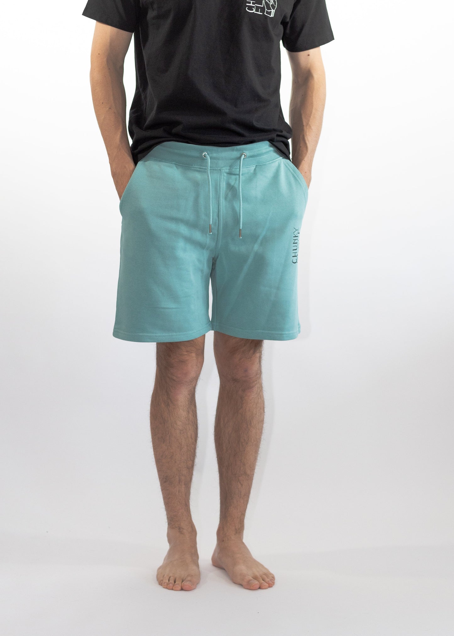 Sweatshorts mit Logodruck