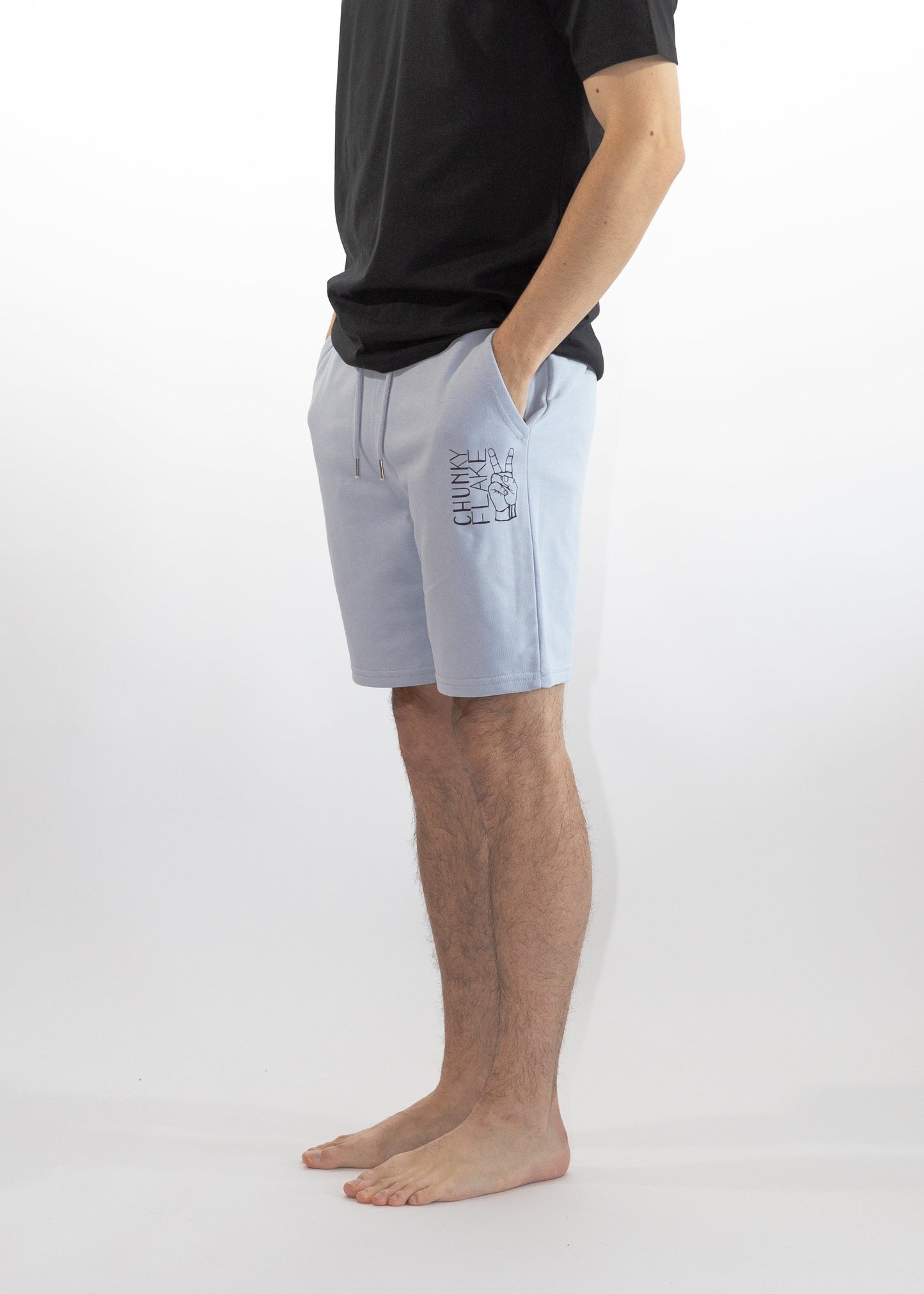 Sweatshorts mit Logodruck