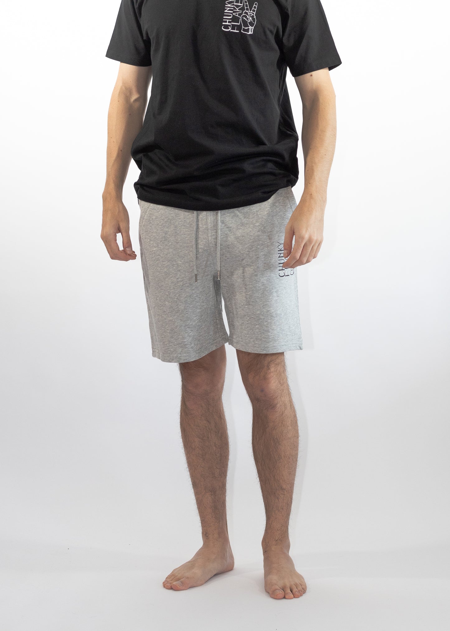 Sweatshorts mit Logodruck