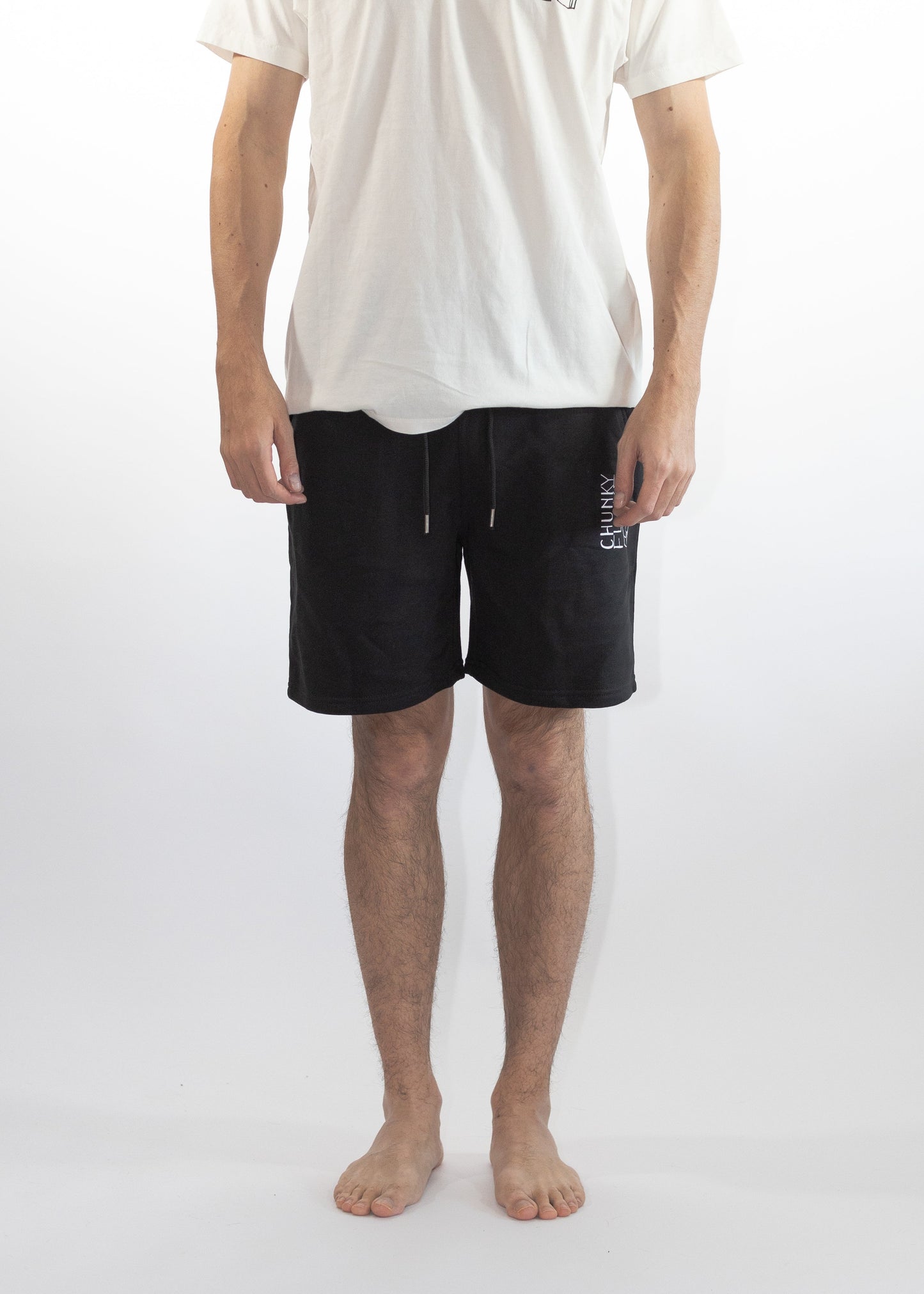 Sweatshorts mit Logodruck