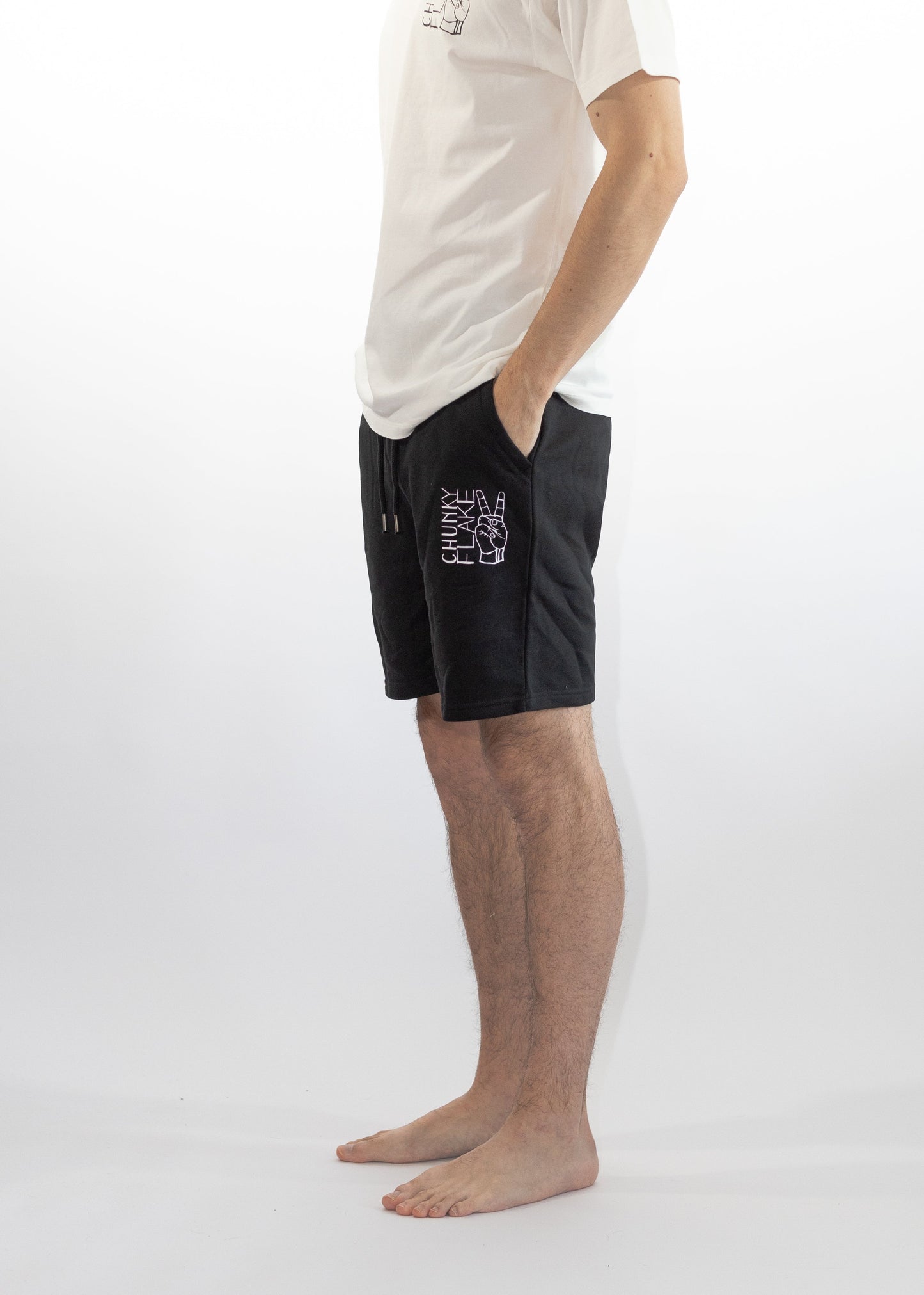 Sweatshorts mit Logodruck