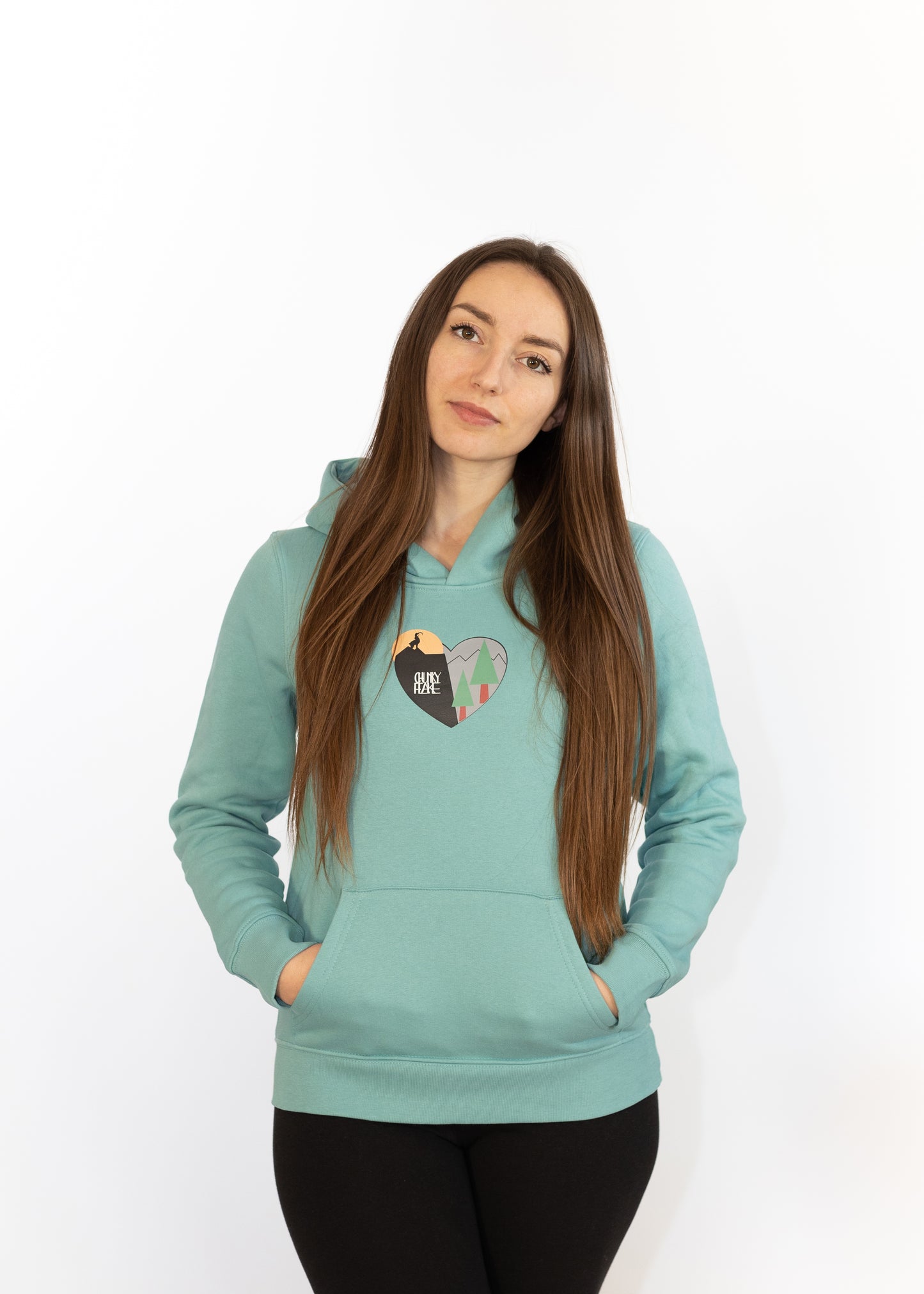 Hoodie Heart-Rock mit Brustprint Junior