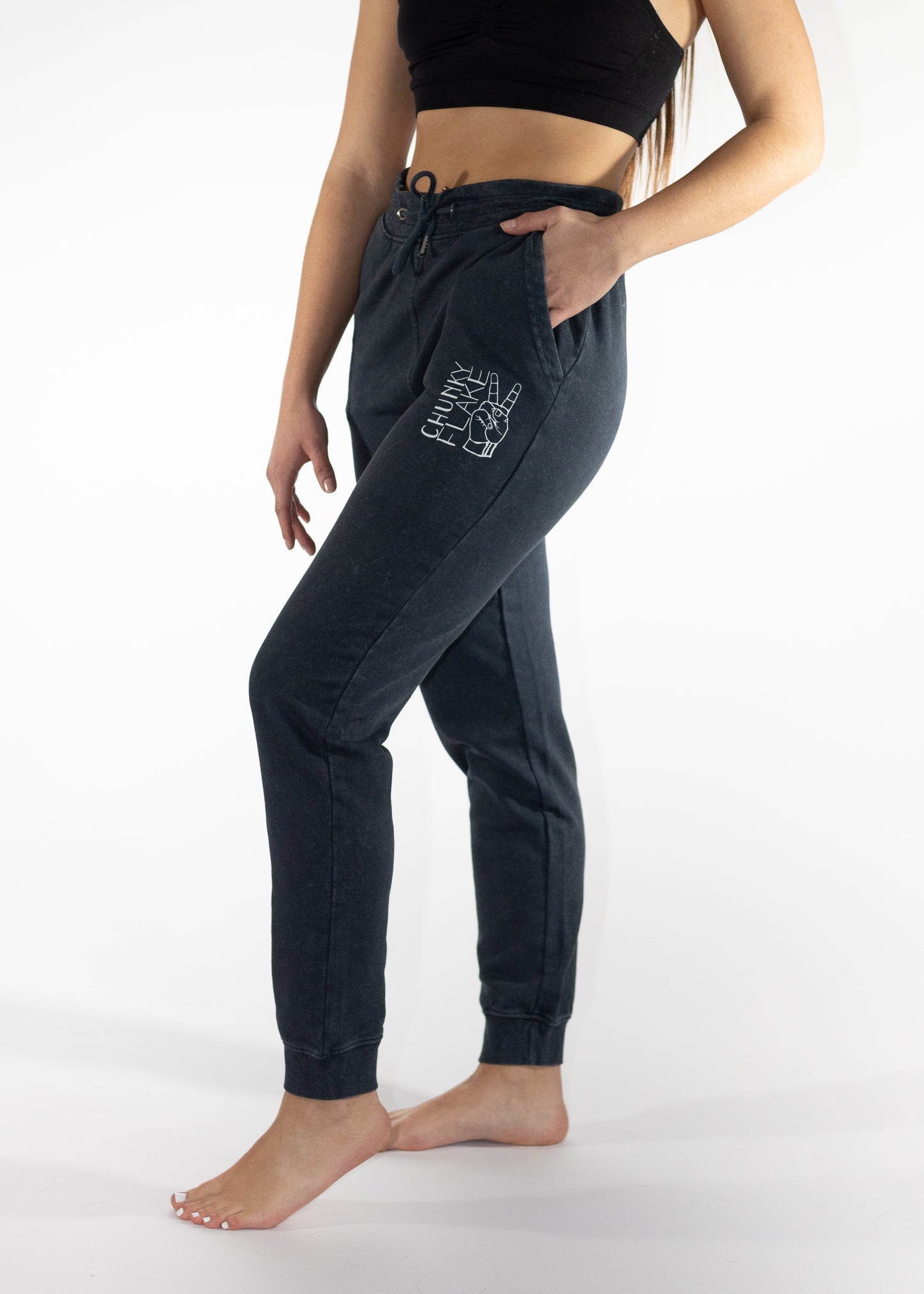 Vintage Jogginghose mit Logoprint