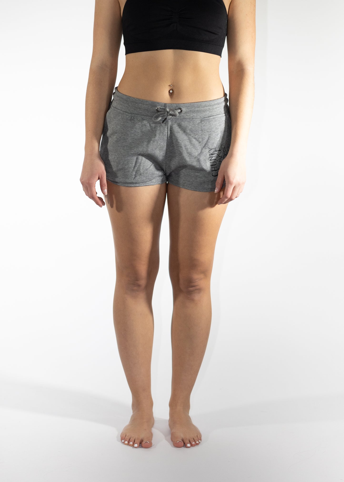 Kurze Sweatshorts mit Print