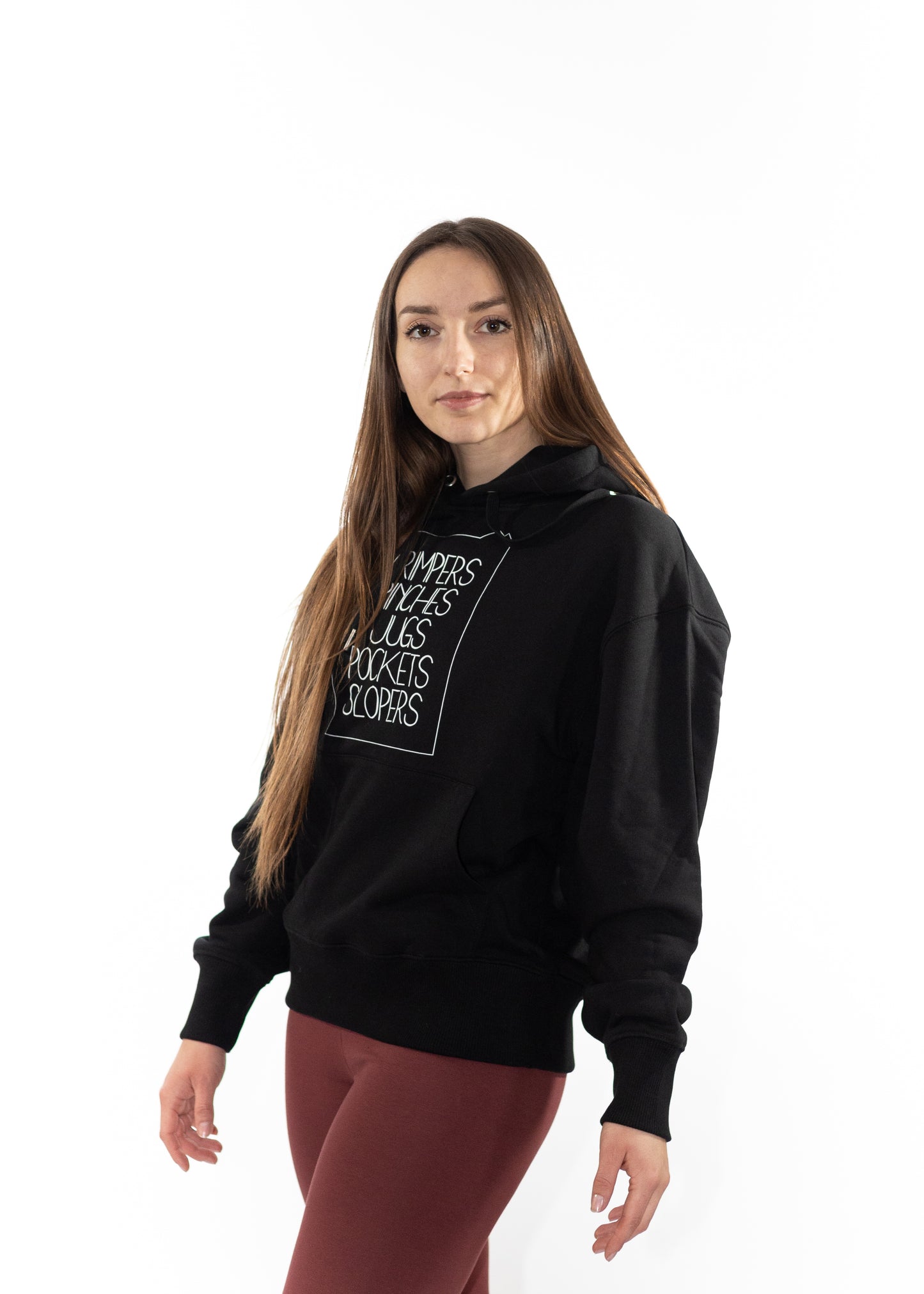 Hoodie Hand-Holds mit Brustprint