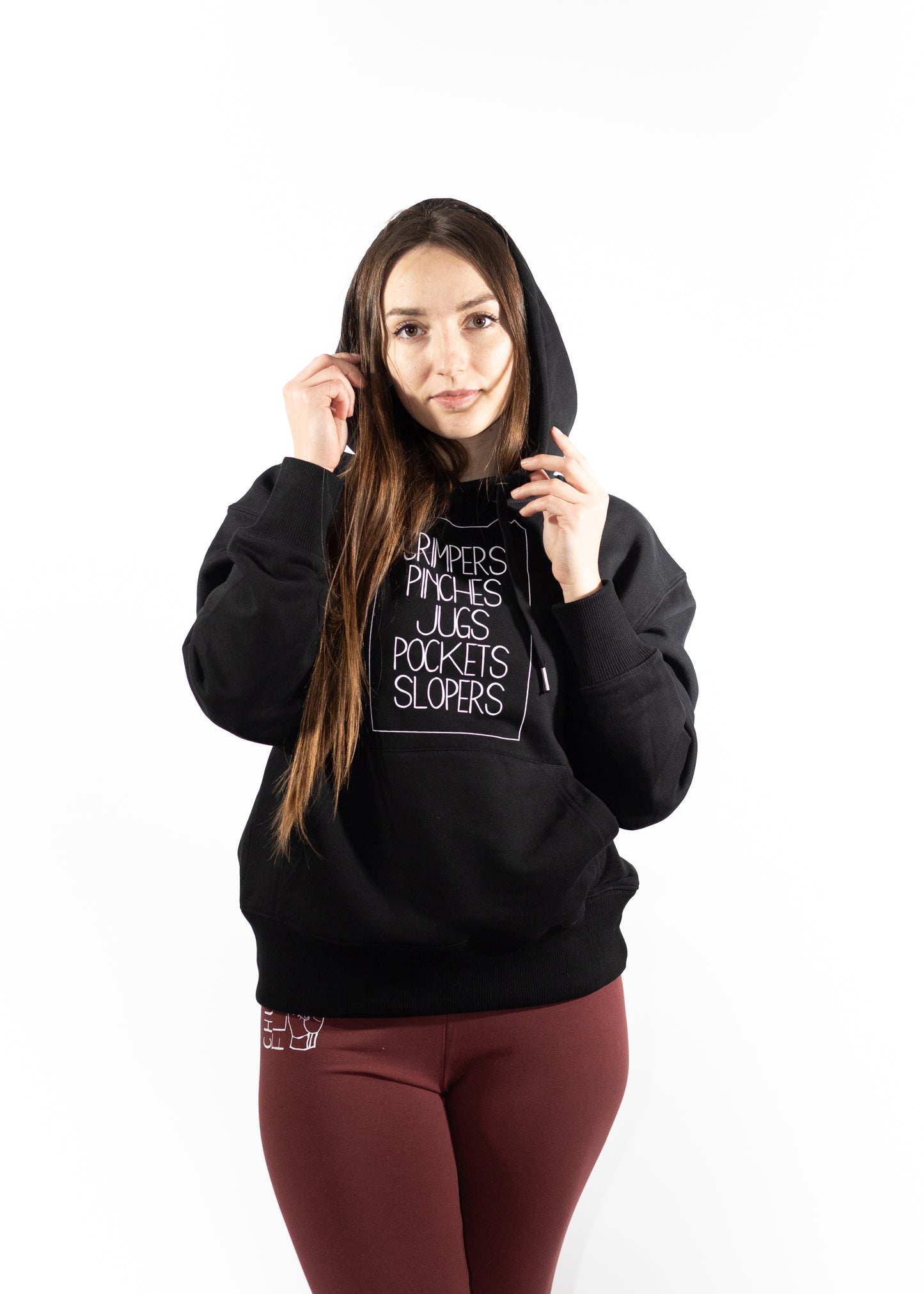 Hoodie Hand-Holds mit Brustprint