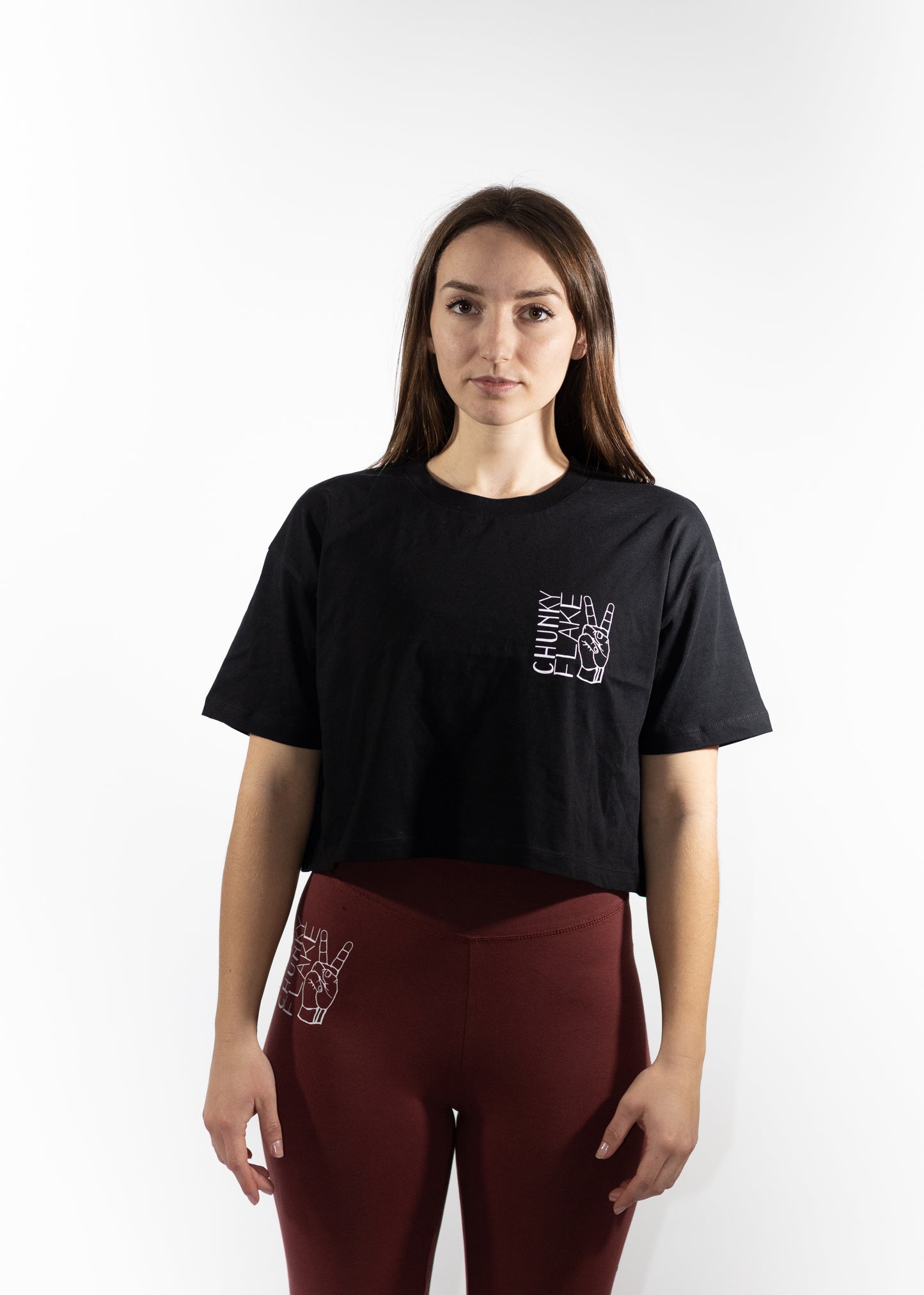 Cropped Logoprint T-Shirt