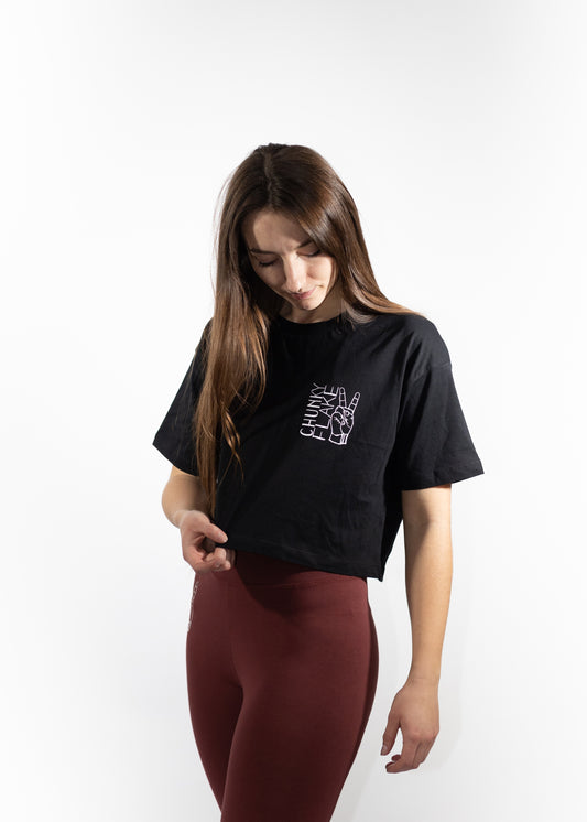 Cropped Logoprint T-Shirt