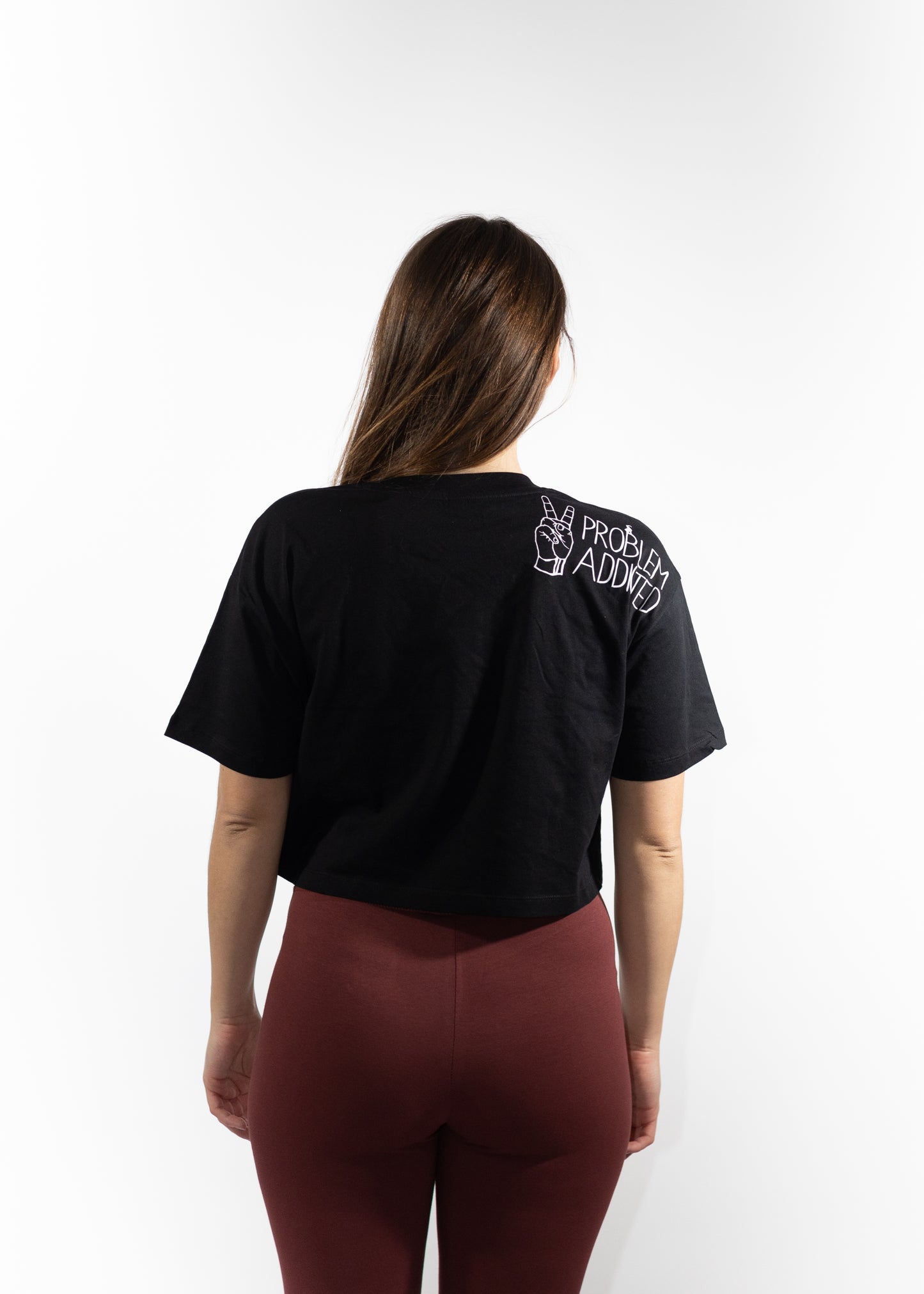 Cropped Logoprint T-Shirt