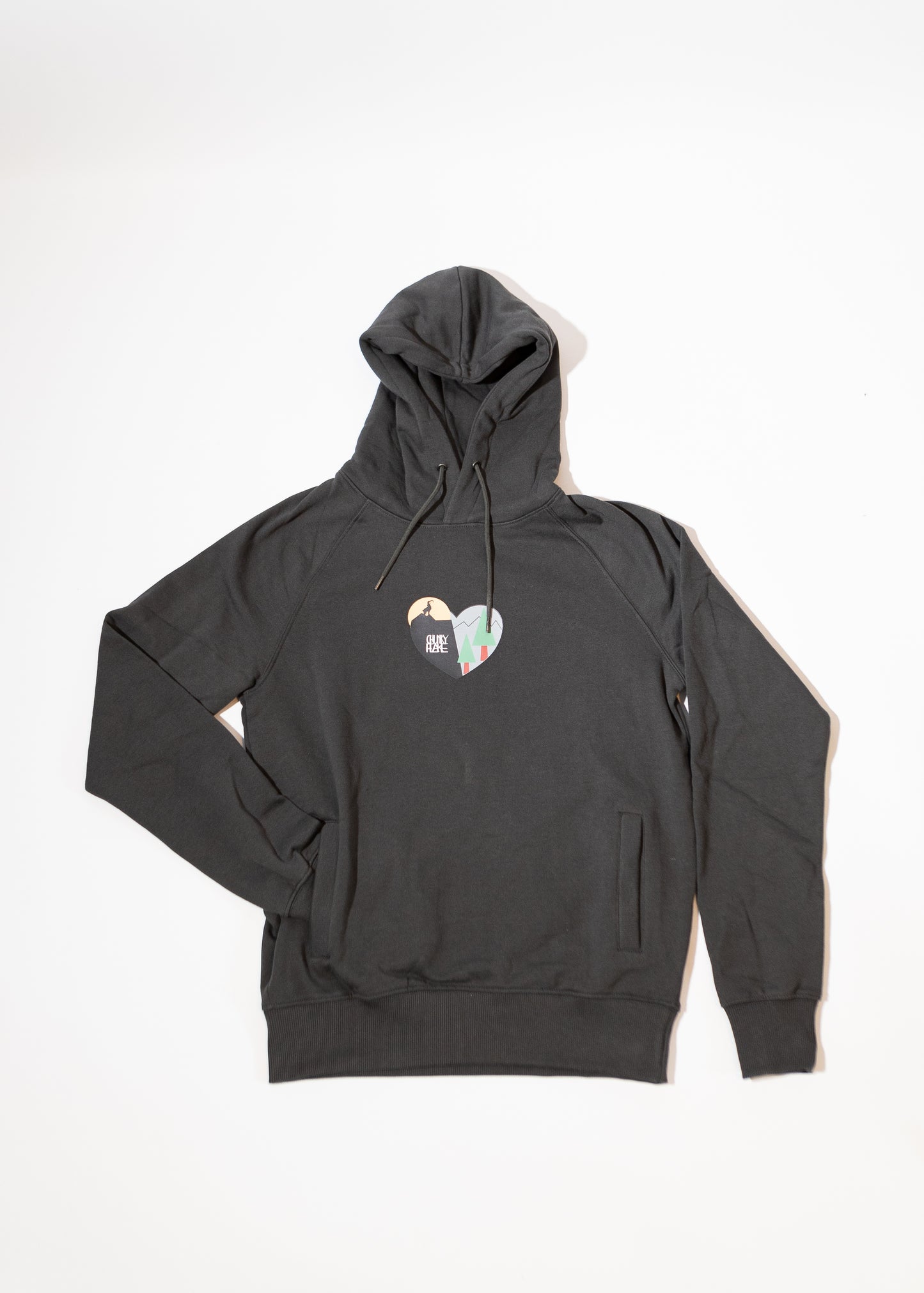 Hoodie Heart-Rock mit Brustprint