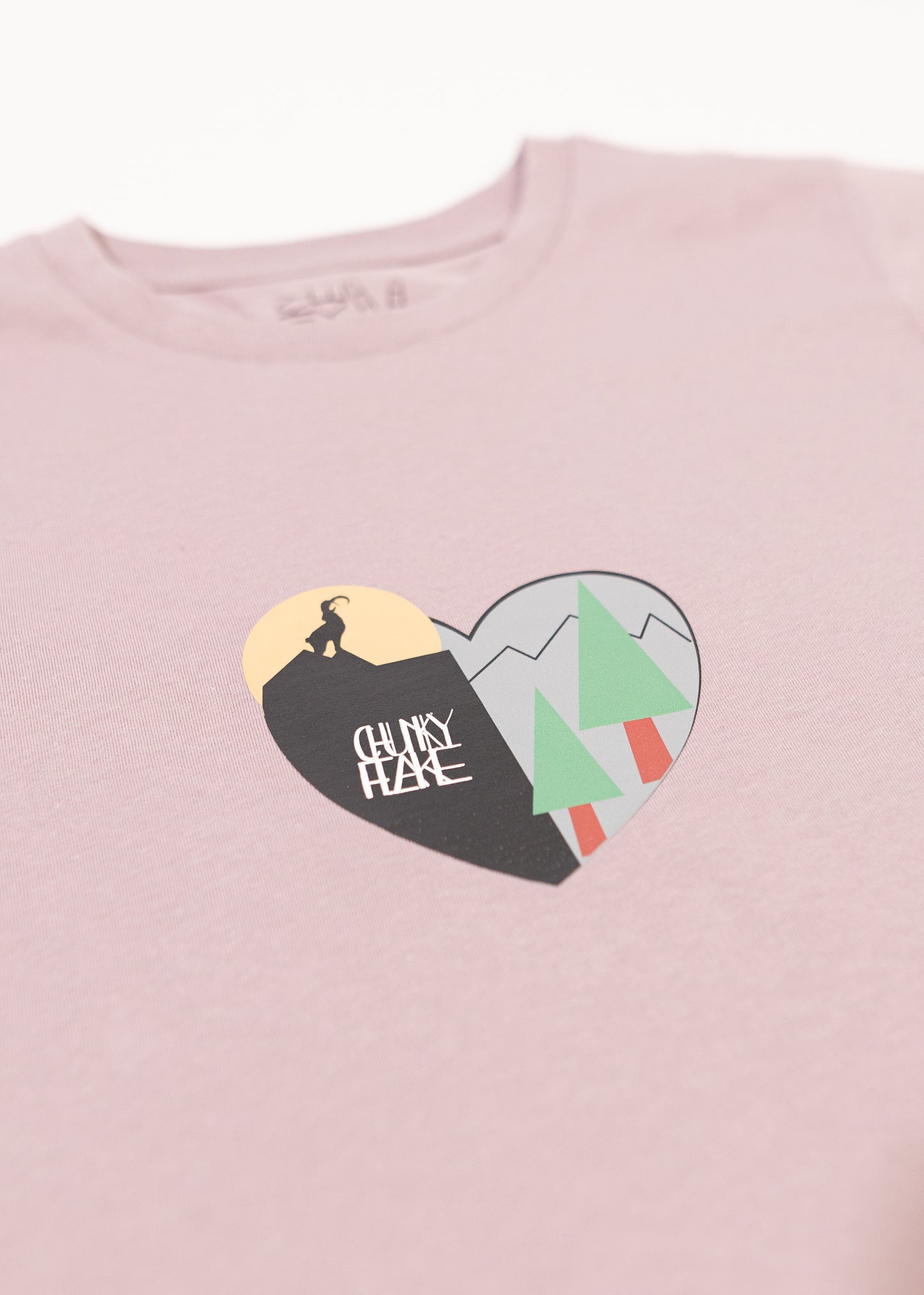 T-Shirt Heart-Rock mit Brustdruck Junior